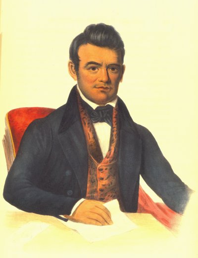 John Ross, a Cherokee Chief by Thomas Loraine McKenney